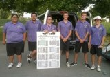 Members of the Lemoore High School golf team at the West Yosemite League championships last week. Left to right: William Barrios, Omar Banuelos, Nolan Pedersen, Connor Deburger, Cory DeRaad, Diego Rodriguez.